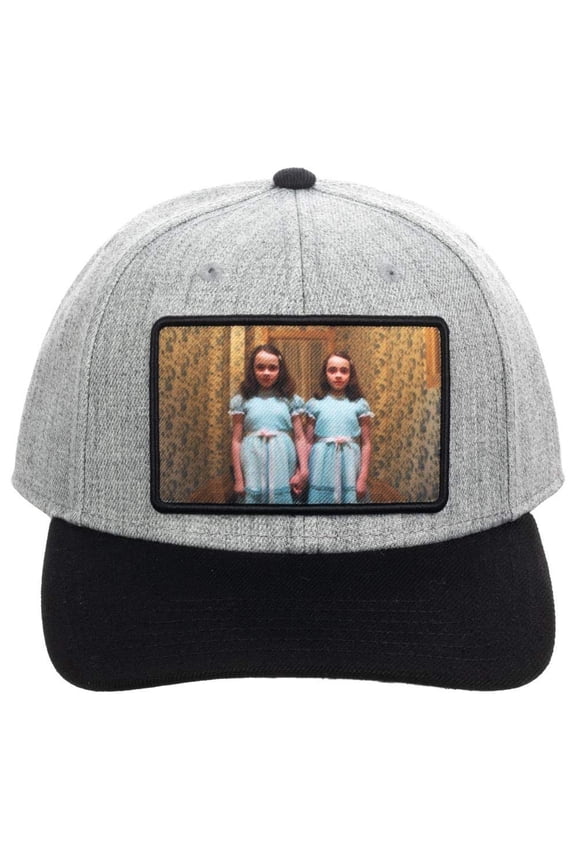 The Shining Horror Movie Twins Grey Snapback Hat