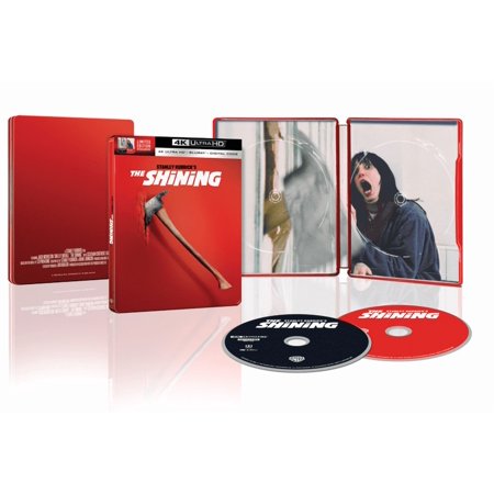 The Shining (Walmart Exclusive) (Steelbook) (4K Ultra HD + Blu-ray + Digital Copy), Horror, Warner Bros.