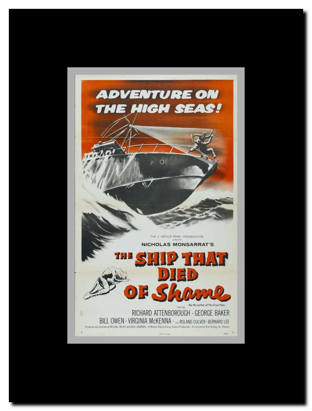 The Ship That Died of Shame Framed Movie Poster