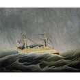 thumbnail image 1 of The Ship in the Storm Poster Print by Henri Rousseau (24 x 30), 1 of 1