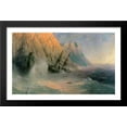 thumbnail image 1 of The Shipwreck 40x26 Large Black Wood Framed Print Art by Ivan Aivazovsky, 1 of 2