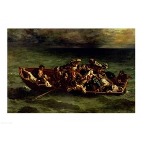 The Shipwreck of Don Juan, 1840 Poster Print by Eugene Delacroix (24 x 18)