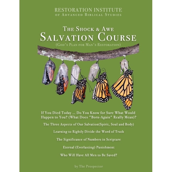 The Shock & Awe Salvation Course: God's Plan for Man's Restoration, (Paperback)
