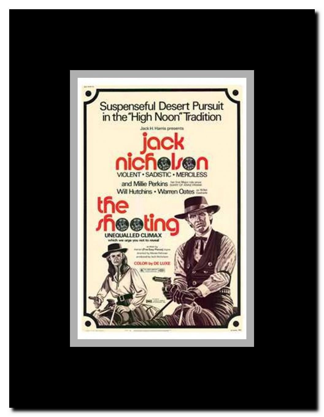 The Shooting Framed Movie Poster