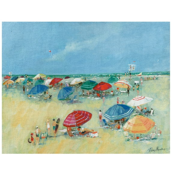 The Shore I by Ruane Manning Wrapped Canvas Art Painting Print