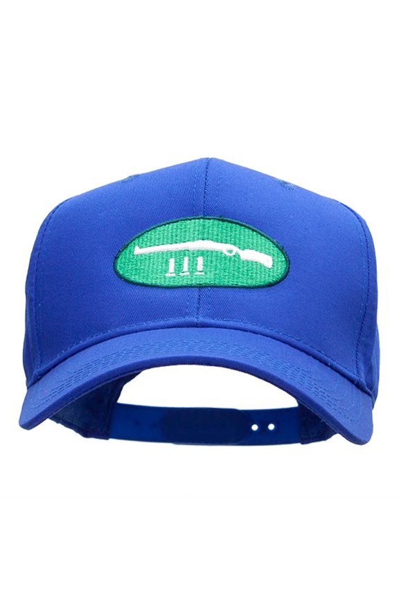 The Shotgun Embroidered Cotton Twill Pro Style Cap - Royal OSFM