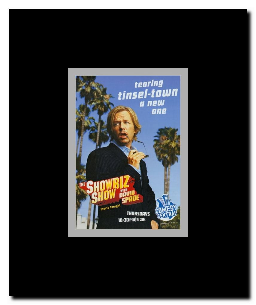 The Showbiz Show with David Spade Framed Movie Poster