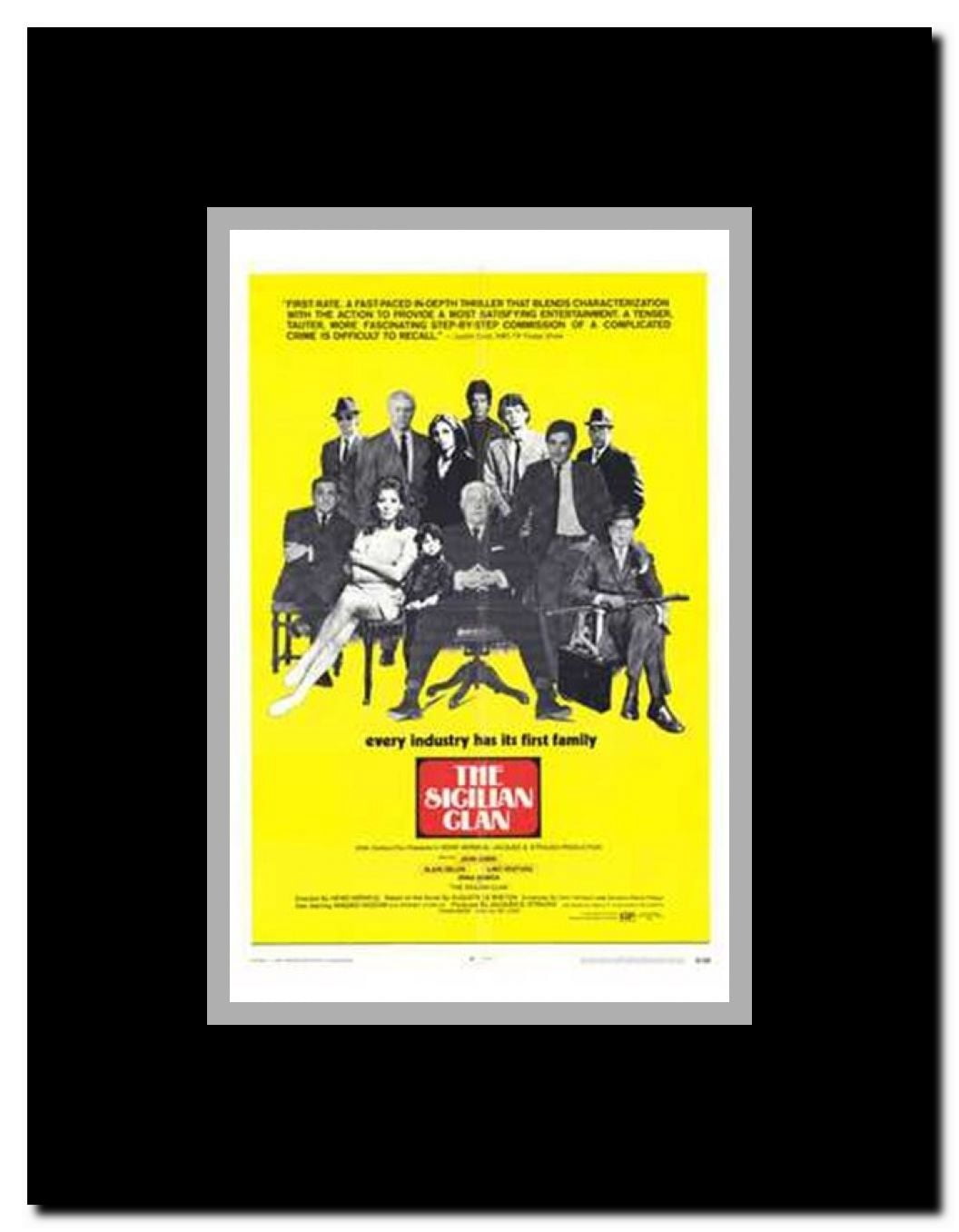 The Sicilian Clan Framed Movie Poster