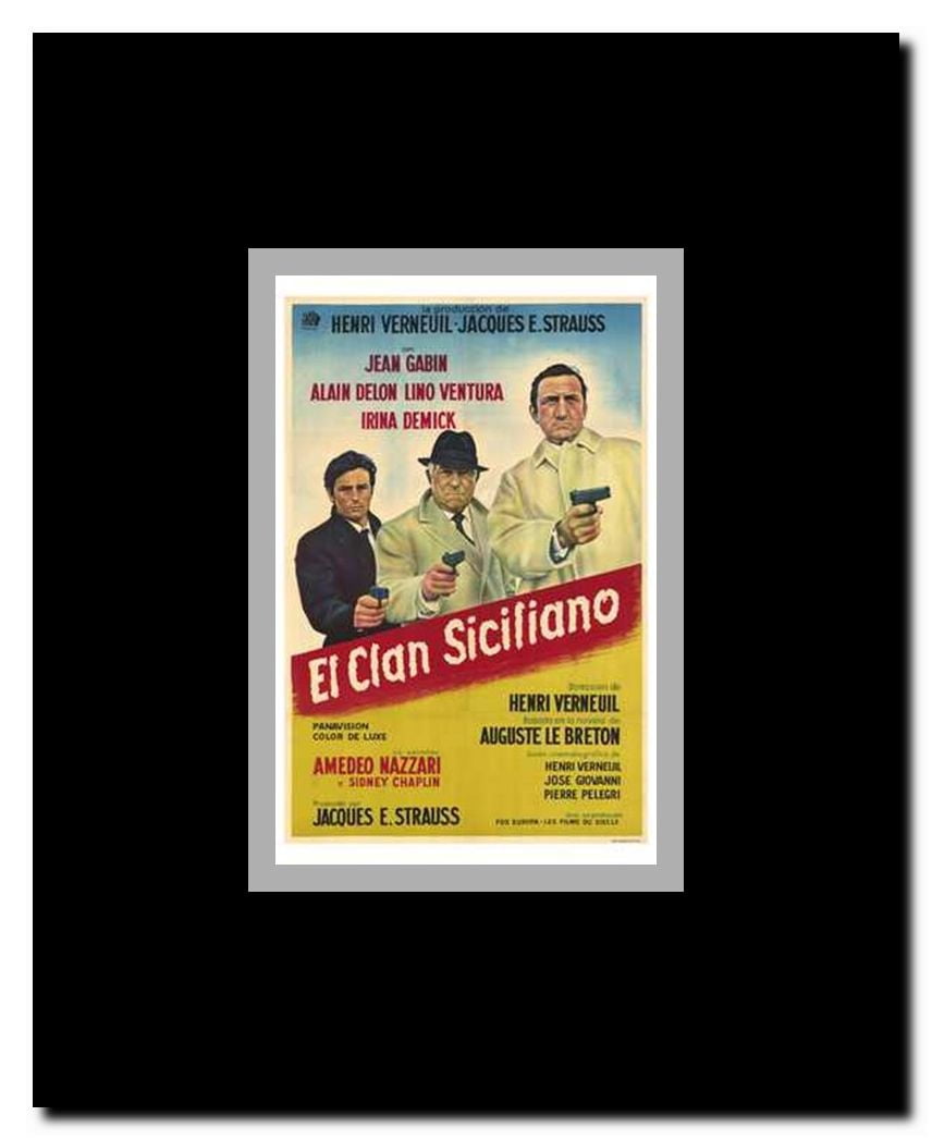 The Sicilian Clan Framed Movie Poster