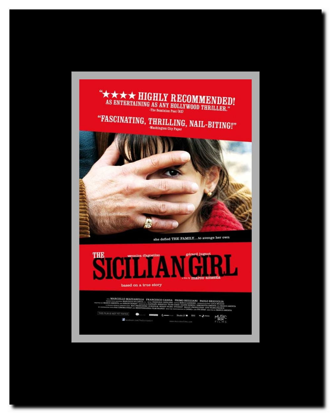 The Sicilian Girl Framed Movie Poster