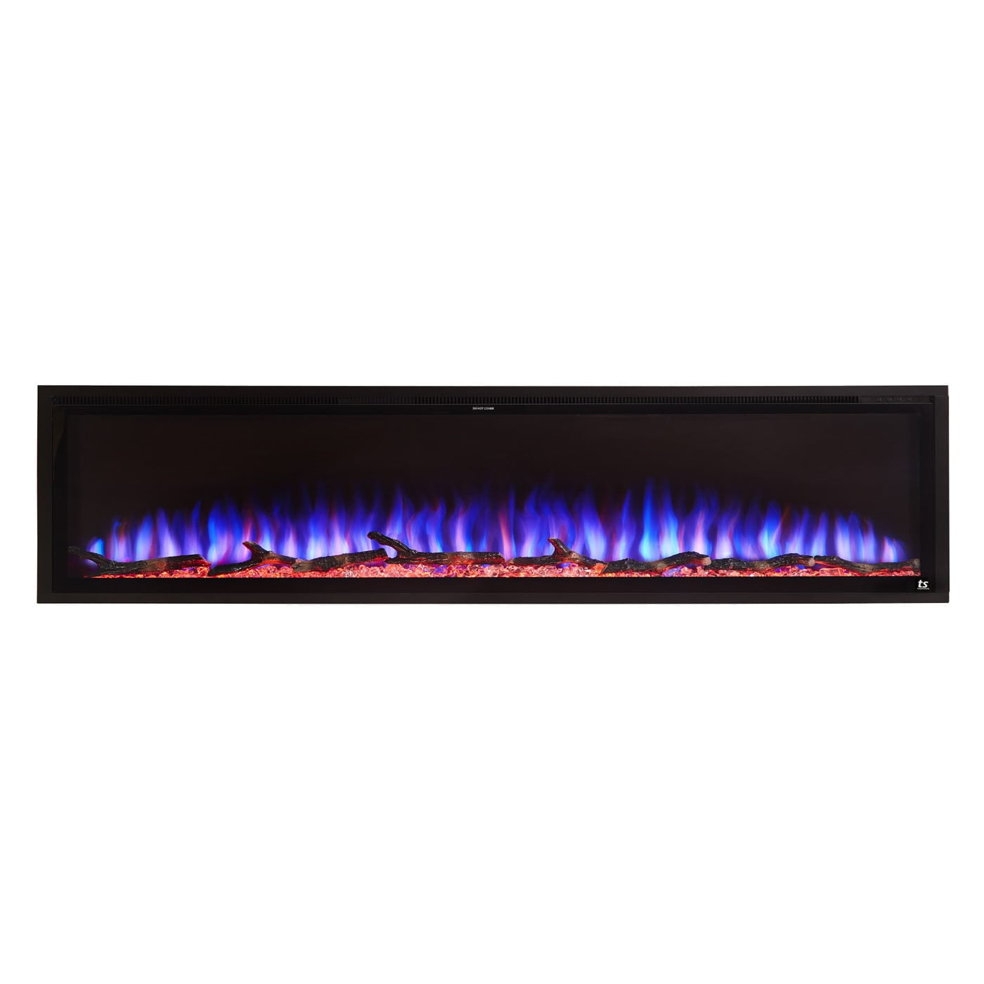 Sideline Elite 84" Black Smart Electric Fireplace
