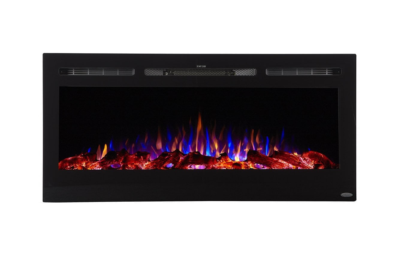 Sideline 45" Black LED Electric Fireplace with Remote