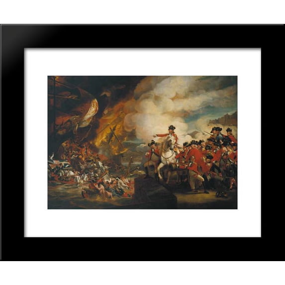 The Siege and Relief of Gibraltar 20x24 Framed Art Print by John Singleton Copley