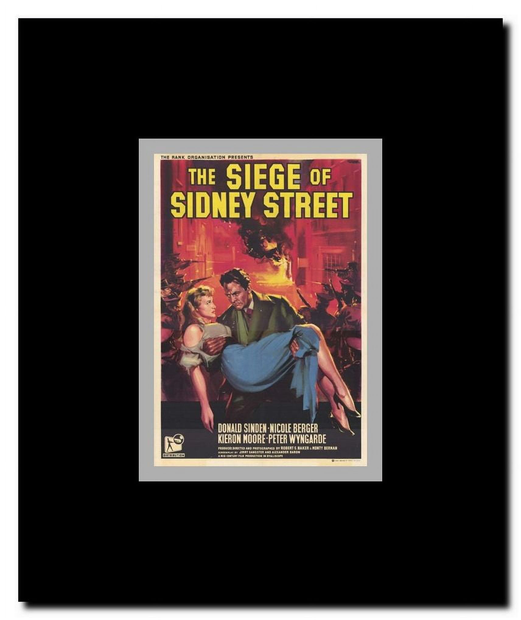 The Siege of Sidney Street Framed Movie Poster