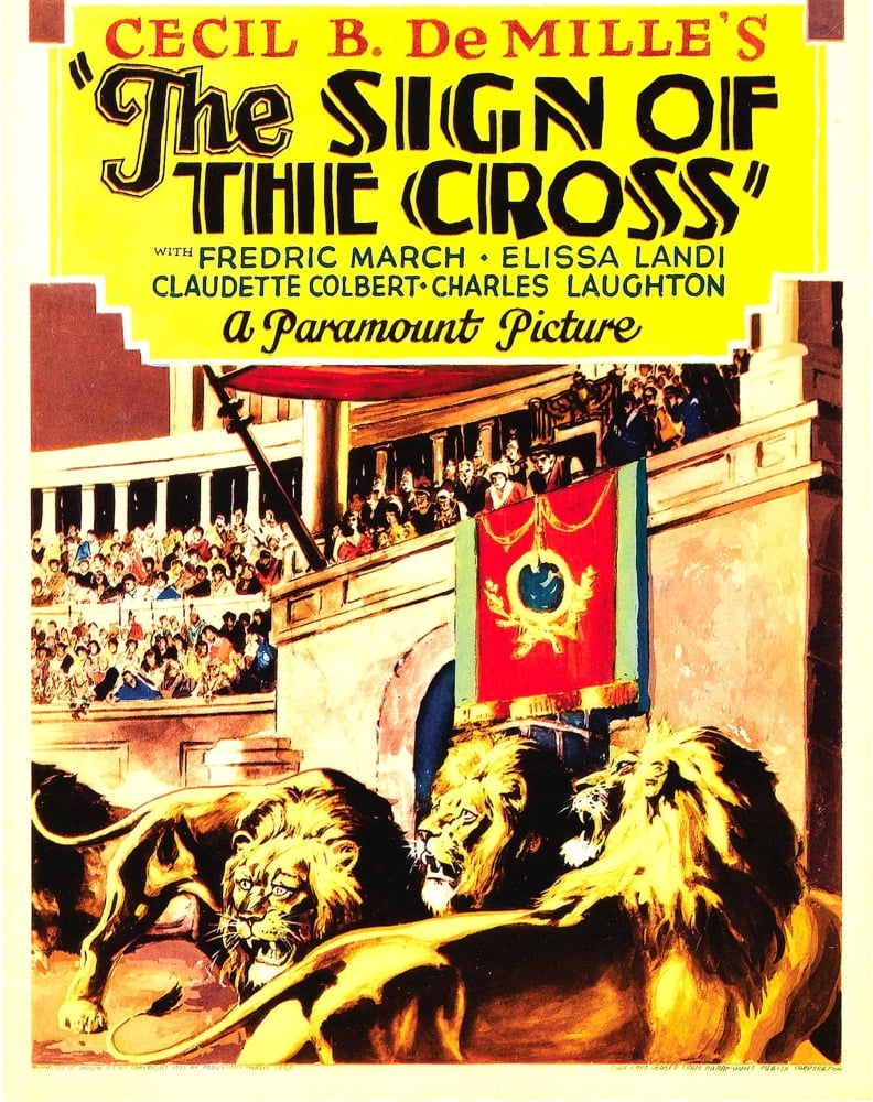 The Sign Of The Cross Canvas Art - (11 x 17)