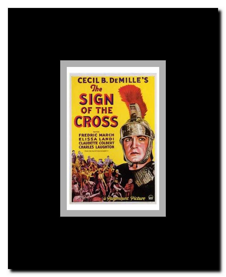 The Sign of the Cross Framed Movie Poster