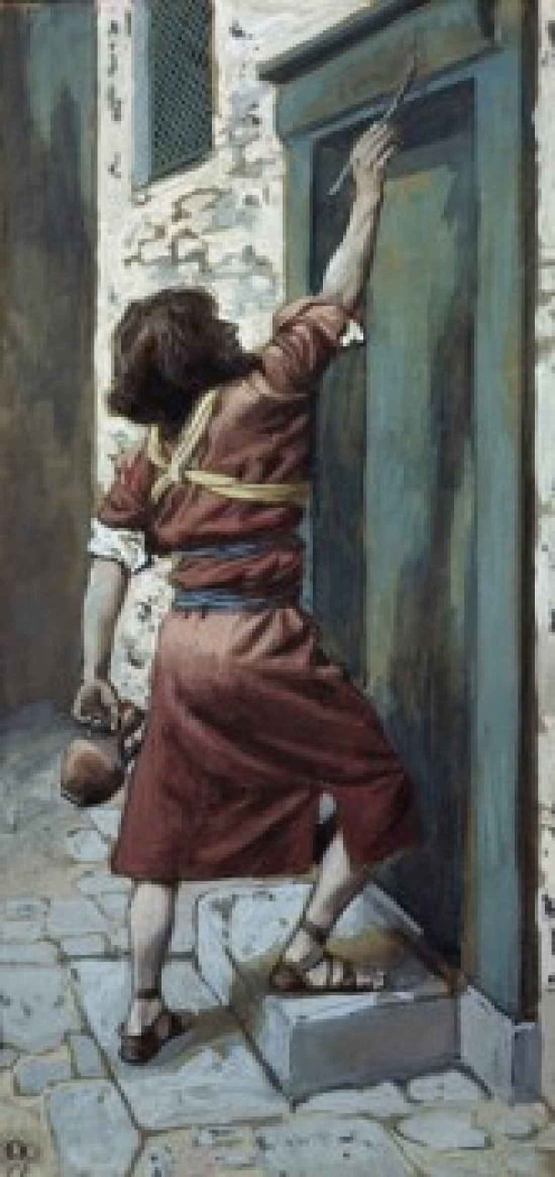 The Signs in the Door James J Tissot (1836-1902French) Jewish Museum New York Canvas Art - James Tissot (18 x 24)