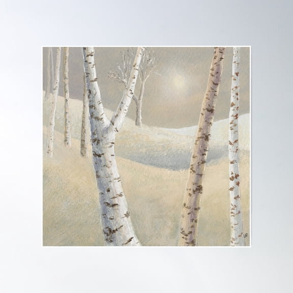 The Silence Of Snow Poster Wall Art, Modern Wall Decor, 24x24 UNFRAMED