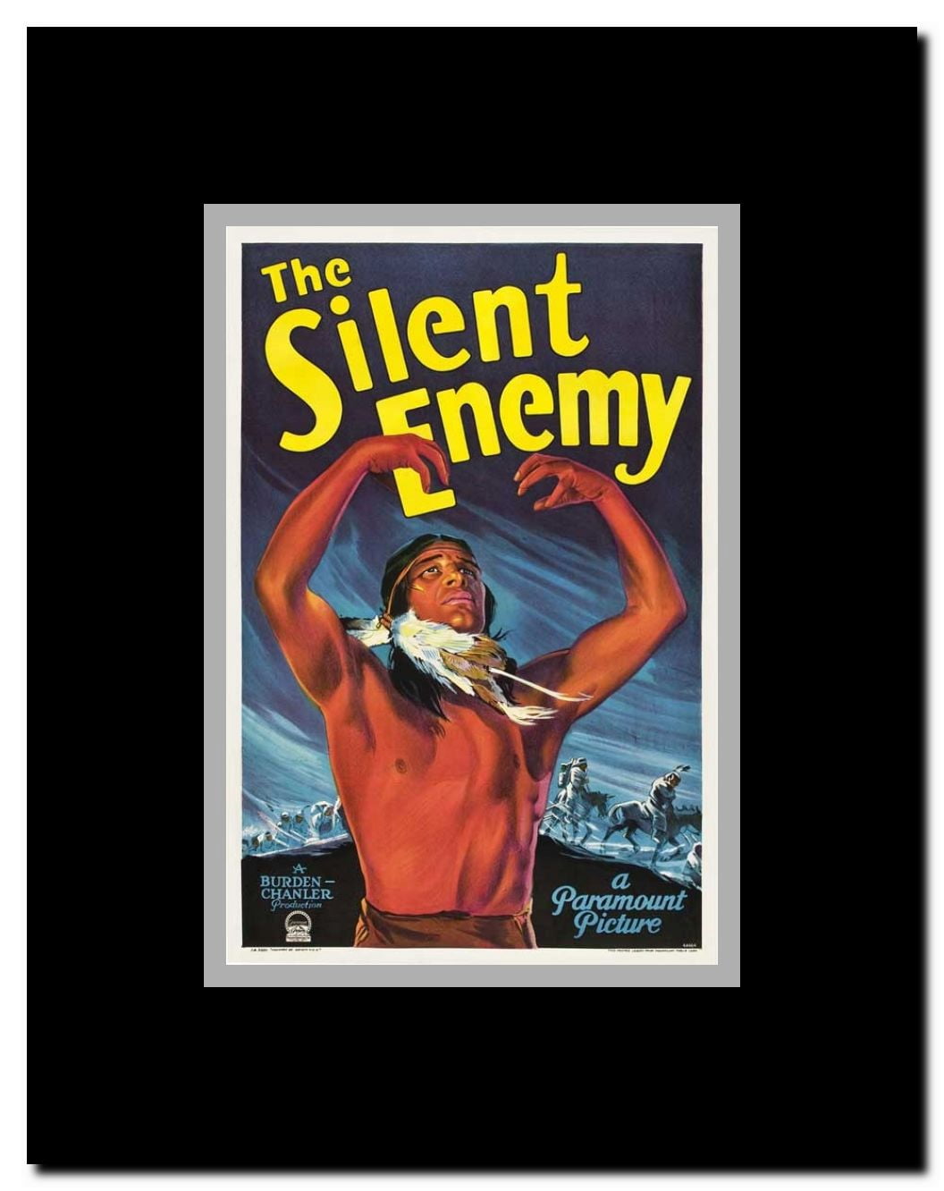 The Silent Enemy Framed Movie Poster