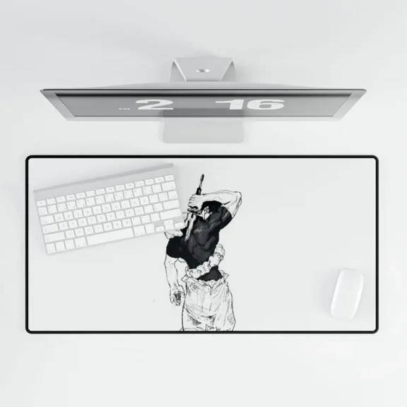 The Silent Killer,Toji Fushiguro Mousepad, Jujutsu Kaisen Anime Desk Mat, Cursed Energy Slayer, Large Extended Mouse Pad, Anime Gaming Setup