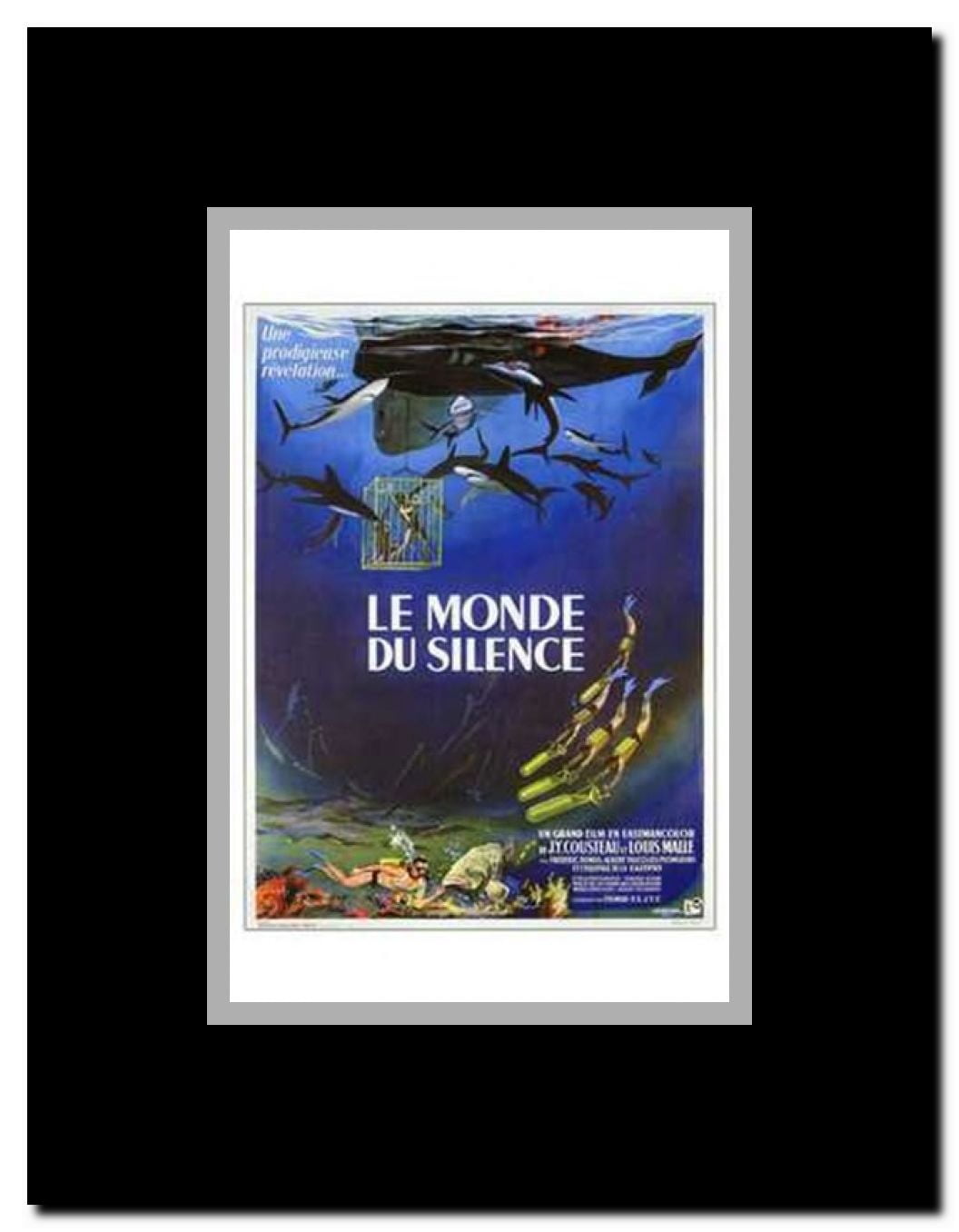 The Silent World Framed Movie Poster