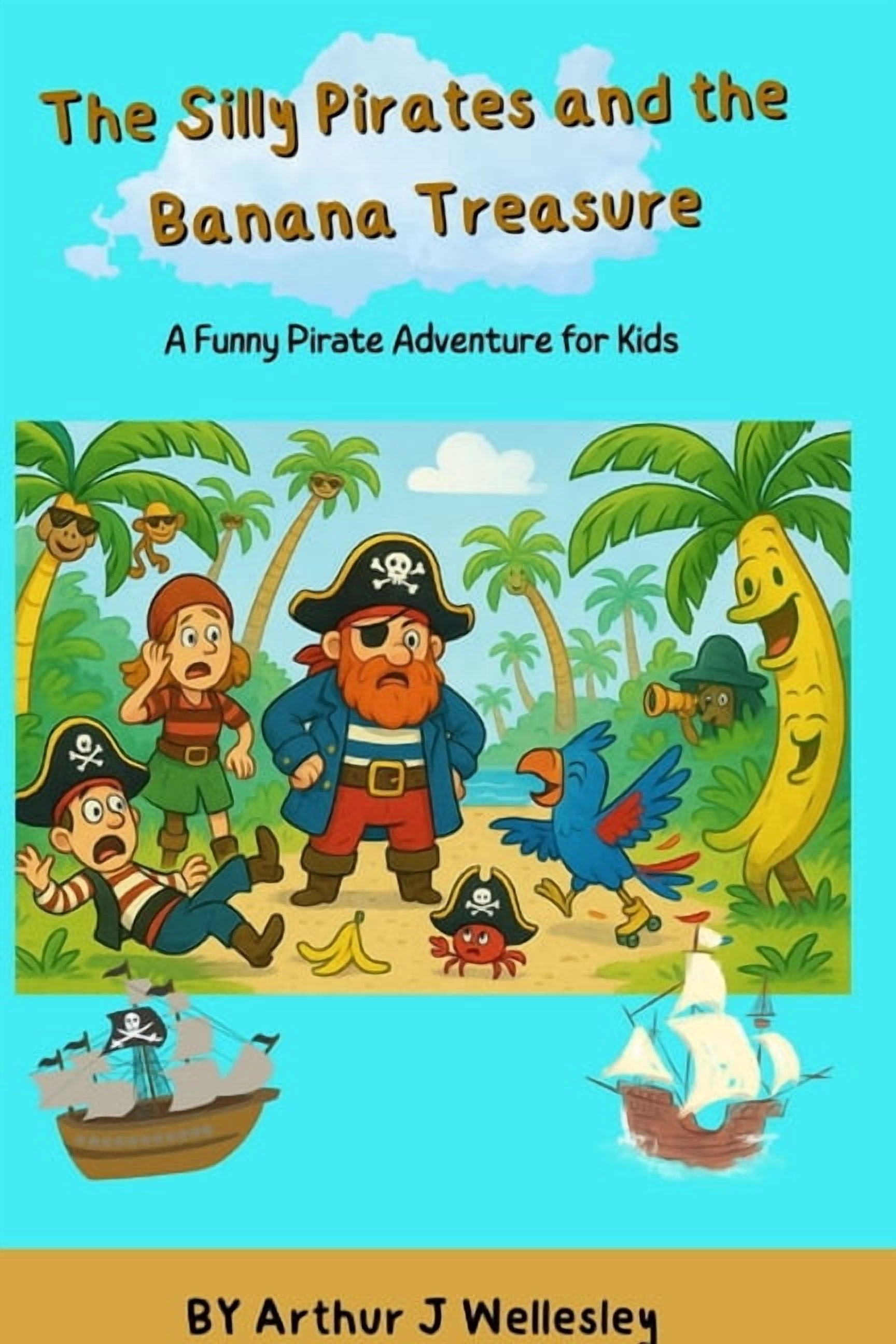The Silly Pirates and the Banana Treasure: A Hilarious Pirate Treasure Hunt Story for Kids Ages 6-14 Perfect for bedtime, (Paperback)