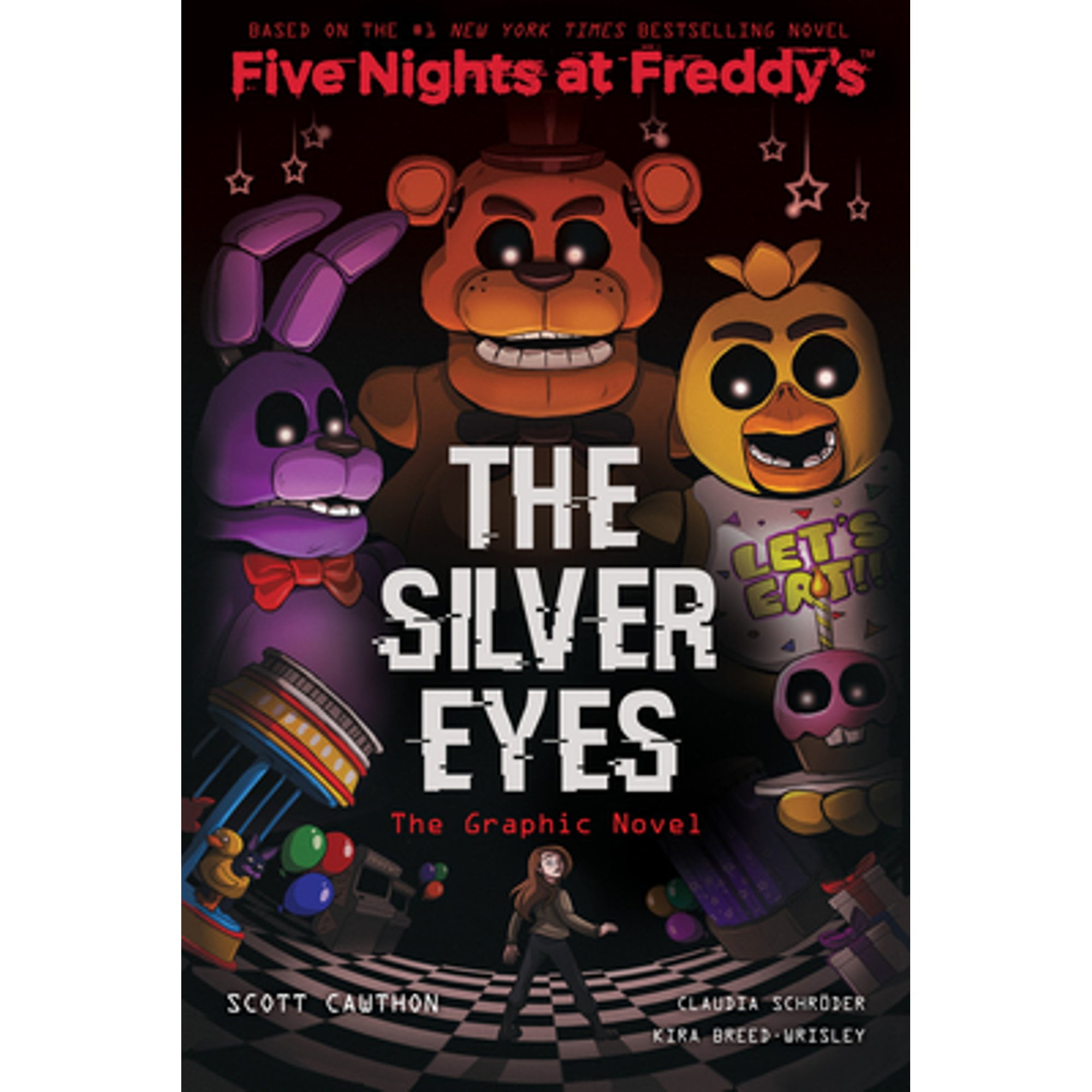 Pre-Owned The Silver Eyes: Five Nights at Freddy's (Five Nights at Freddy's Graphic Novel #1) (Hardcover 9781338627176) by Scott Cawthon, Kira Breed-Wrisley