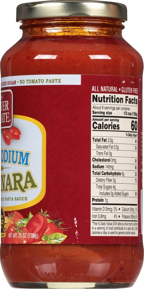 The Silver Palate Low Sodium Marinara Pasta Sauce