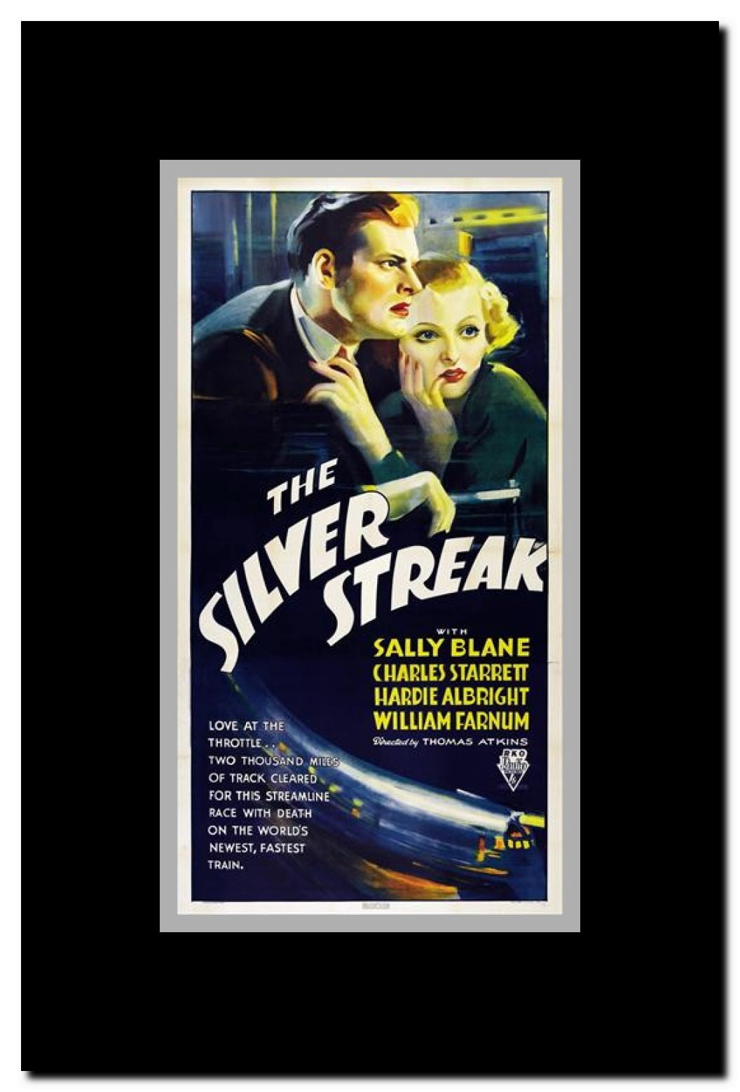 The Silver Streak Framed Movie Poster