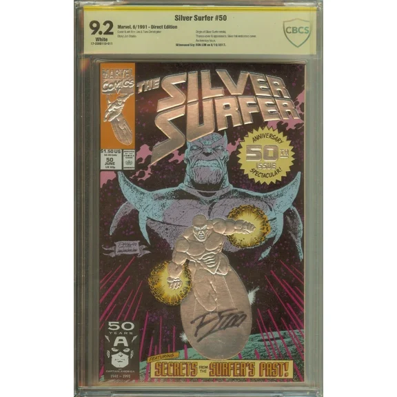 The Silver Surfer #50 Signed Rom Lim CBCS 9.2
