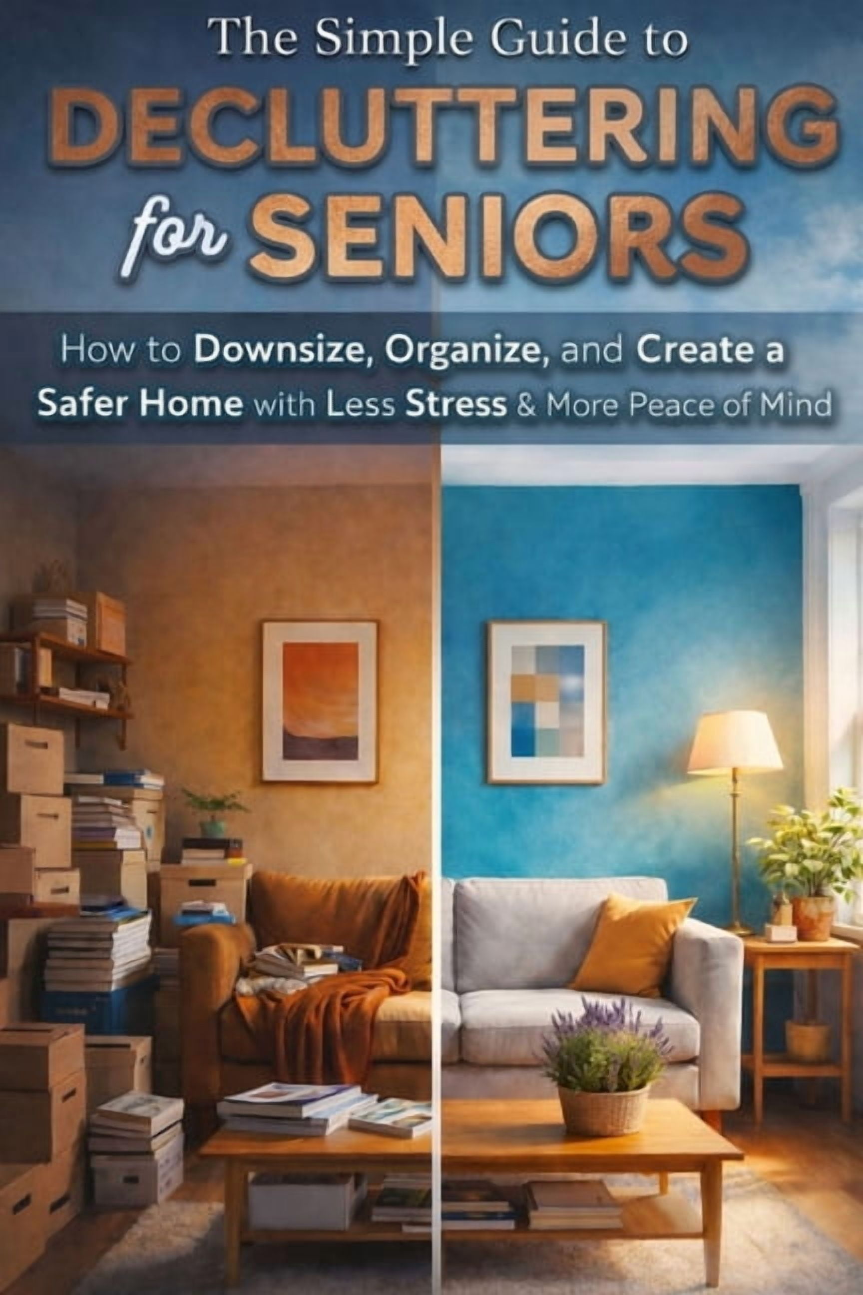 The Simple Guide to Decluttering for Seniors: How to Downsize, Organize, and Create a Safer Home with Less Stress & More, (Paperback)