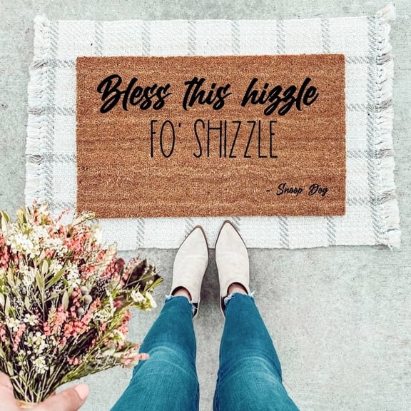 The Simply Rustic Barn - Bless This Hizzle Fo'Shizzle Doormat