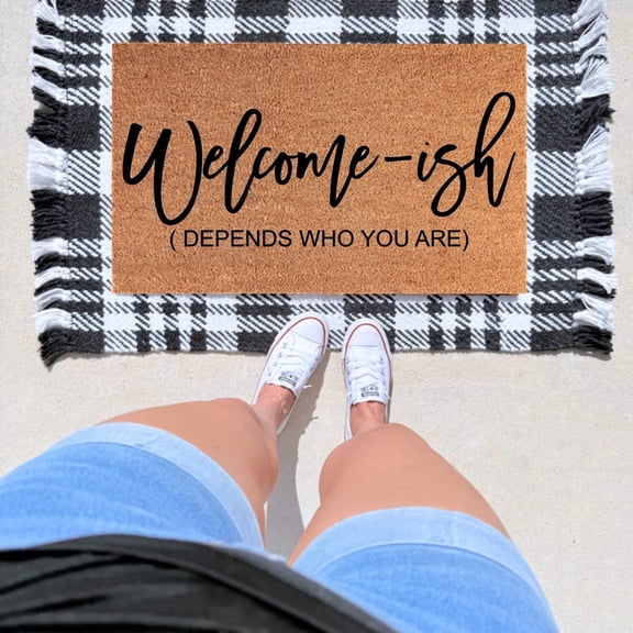 The Simply Rustic Barn - Welcome-ISH Doormat