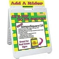 thumbnail image 1 of The Simpo Square 24" Portable Sign Stand in WHITE, 1 of 4