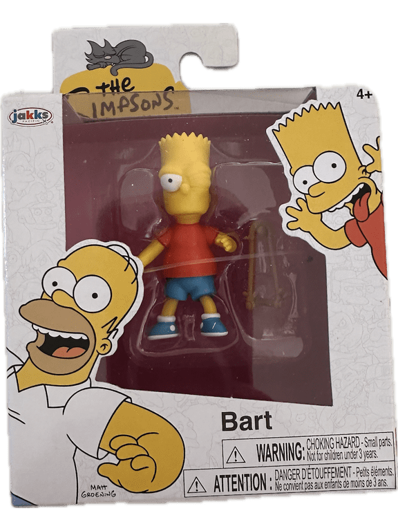 The Simpsons 2.5 inch Scaled Collectible Bart Action Figure with Accessory