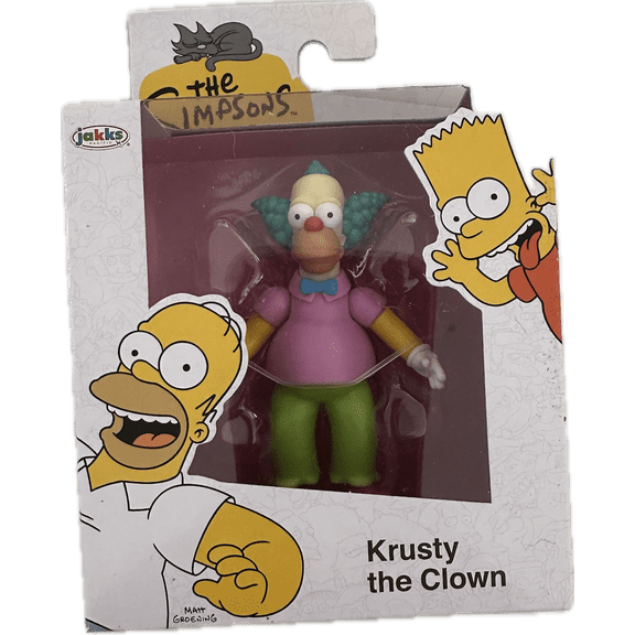 The Simpsons 2.5 inch Scaled Collectible Krusty the Clown Action Figure with Accessory gift