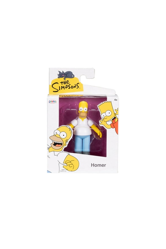 2.5 inch Tall Scaled Collectible Homer Simpson Action Figure for Child Ages 4+