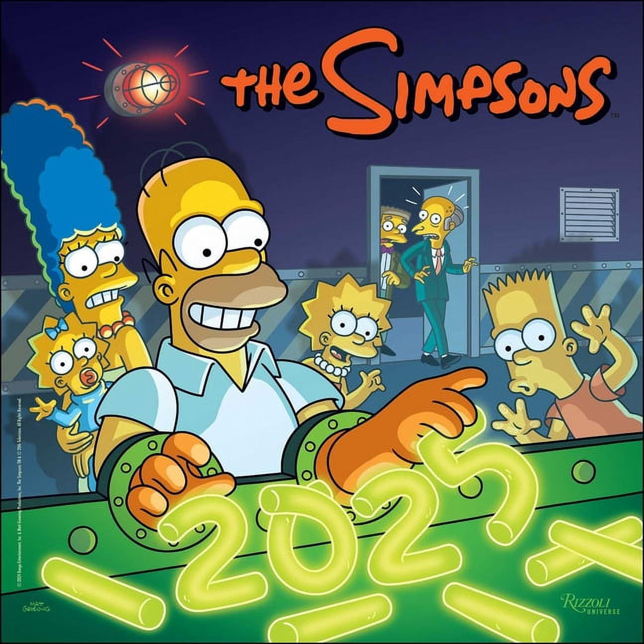 The Simpsons 2025 Wall Calendar (Calendar) - Walmart.com