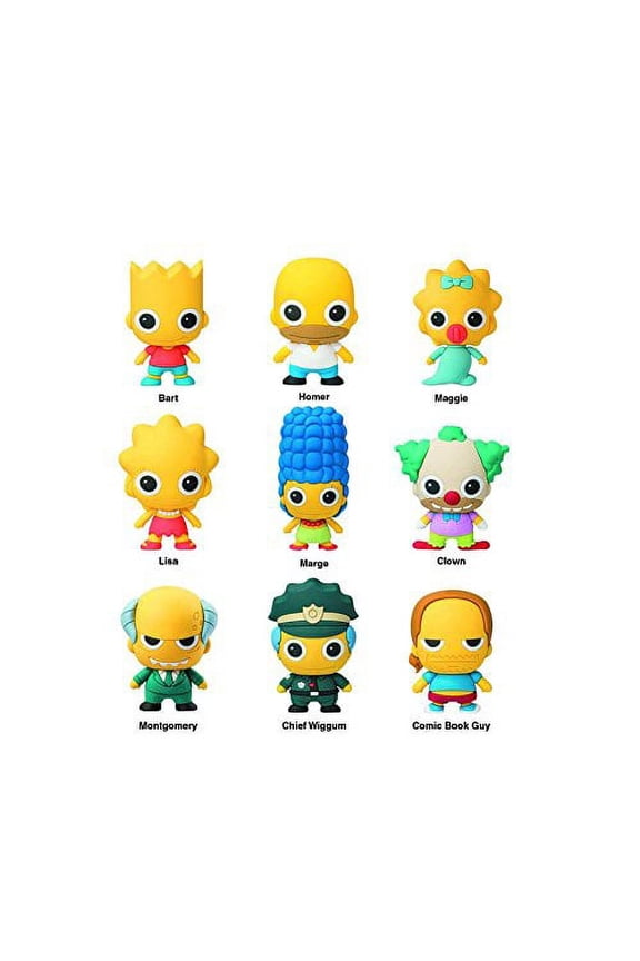 3D PVC Foam Collectible Key Ring Blind Packaging