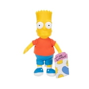 The Simpsons 9 inch Scale Plush Bart Simpson Figure with Soft Plush Body and Sculpted Head