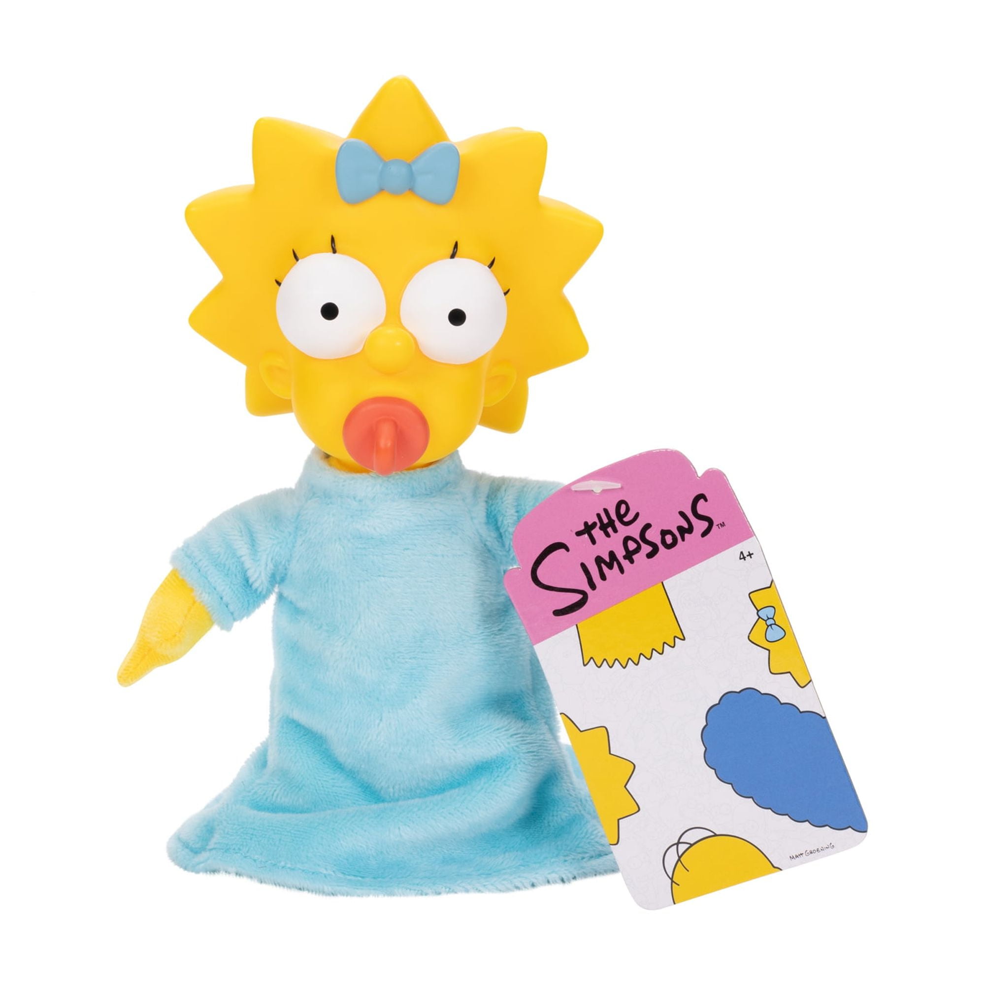 The Simpsons 9 inch Scale Plush Maggie Simpson Feature with Soft Plush Body and Sculpted Head