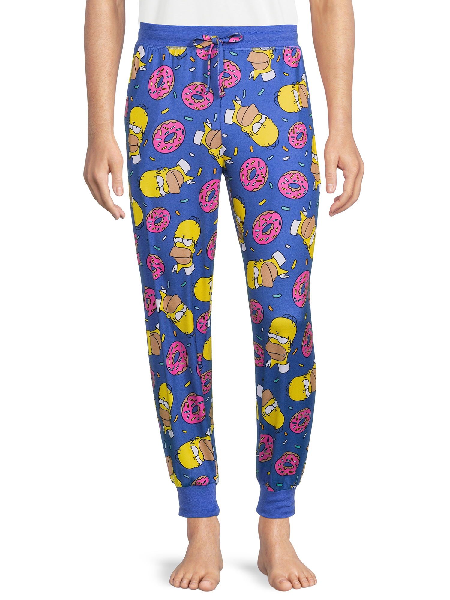 The Simpsons, Adult Mens, Homer Sprinkles Lounge Pajamas Sleep Pants, Sizes S-2XL - image 1 of 5
