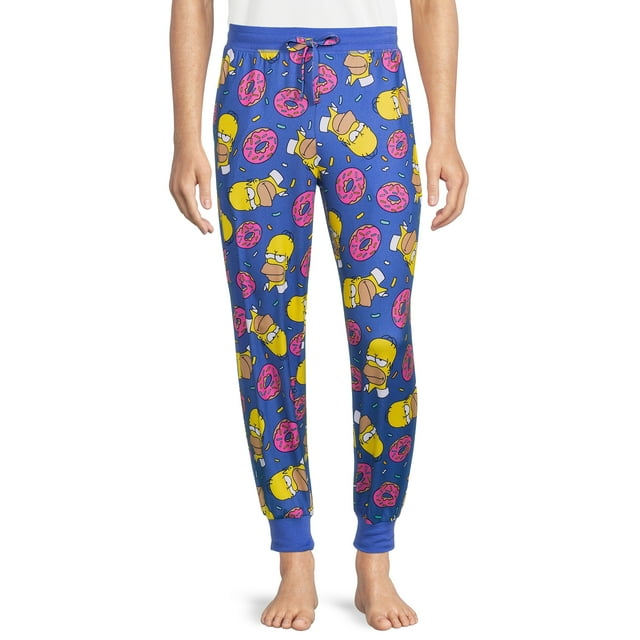 The Simpsons, Adult Mens, Homer Sprinkles Lounge Pajamas Sleep Pants, Sizes S-2XL