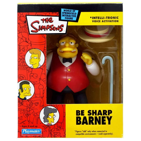 The Simpsons Barney Action Figure (Be Sharp)