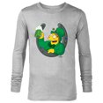 thumbnail image 1 of The Simpsons Barney Lucky Horseshoe St. Patrick's Day - Long Sleeve T-Shirt for Men - Customized-Athletic Heather, 1 of 5