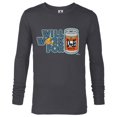 thumbnail image 1 of The Simpsons Barney Will Work For Duff Beer - Long Sleeve T-Shirt for Men – Customized-Charcoal Heather, 1 of 5