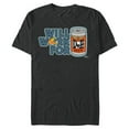 thumbnail image 1 of The Simpsons Barney Will Work For Duff Beer - Short Sleeve Blended T-Shirt for Adults – Customized-Dark Heather, 1 of 5