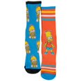 thumbnail image 1 of The Simpsons Bart Character and Homer Heads 2-Pair Pack of Crew Socks, 1 of 3