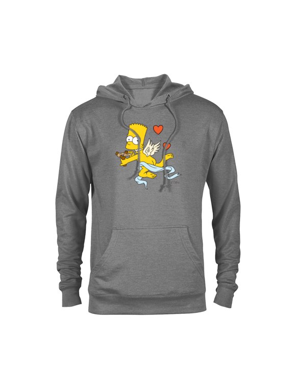 Bart Cherub Slingshot Cupid - Pullover Hoodie for Adults – Customized-Graphite Heather