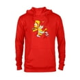thumbnail image 1 of The Simpsons Bart Cherub Slingshot Cupid - Pullover Hoodie for Adults – Customized-Red Heather, 1 of 5